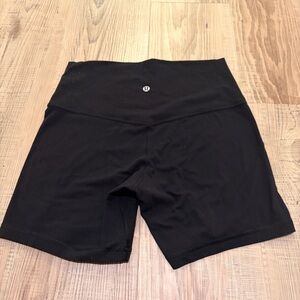 Lululemon Athletica Black Bike Shorts 6inch
